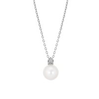 Collar Recarlo Mujer in Oro blanco Perla XD263/0950